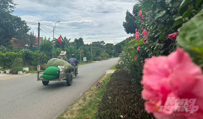 Phong trào xây dựng xã NTM nâng cao tại các địa phương đang bị chững lại vì tiểu tiêu chí 18.1. Ảnh: Thanh Nga.