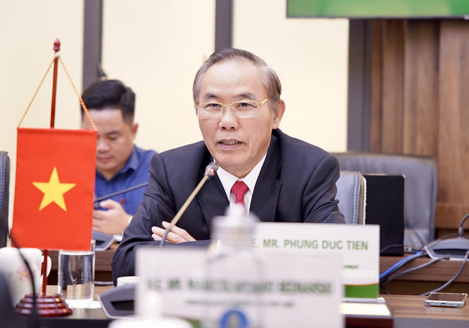 Deputy Minister Phung Duc Tien stated that promoting agricultural trade with other countries, including Argentina, is an important task. Photo: Linh Linh.