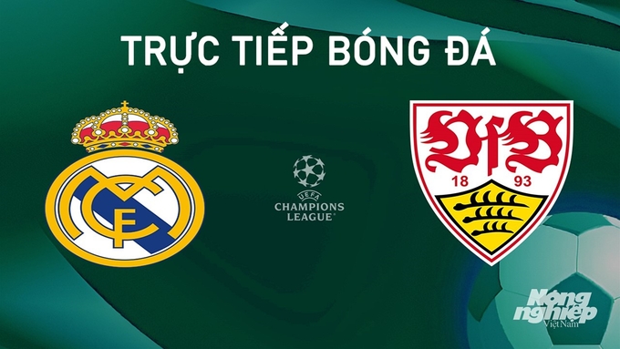 Trực tiếp bóng đá giữa Real Madrid vs Stuttgart ngày 18/9/2024