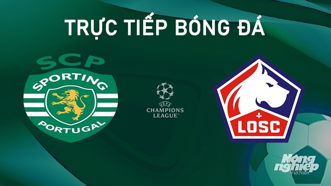 Trực tiếp bóng đá giữa Sporting Lisbon vs Lille ngày 18/9/2024