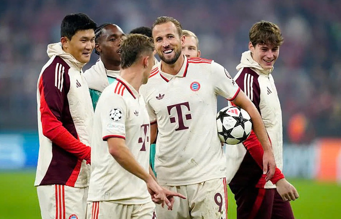 Bayern Munich có trận thắng 9-2 ở vòng đầu Champions League 2024/2025.