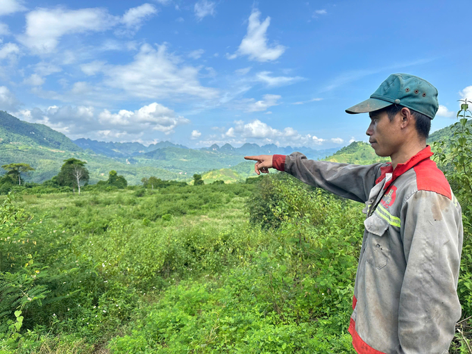 Điểm tái định cư Ten Ngoạng ở khu vực an toàn, không có nguy cơ sạt lở. Ảnh: Đức Bình.