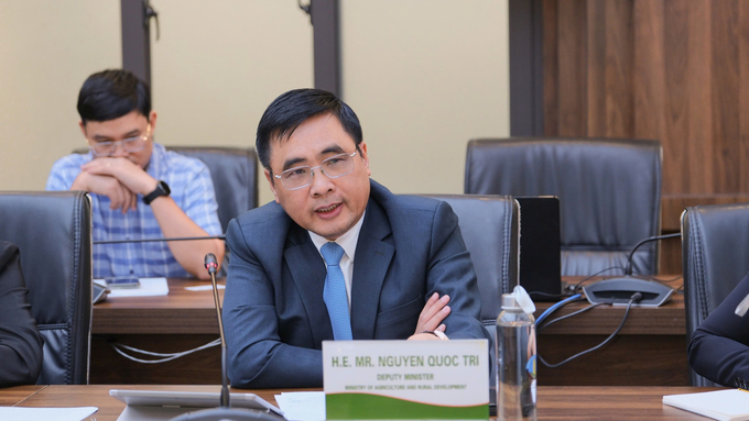 Deputy Minister of Agriculture and Rural Development Nguyen Quoc Tri affirmed that Vietnam is ready to share its lessons and experiences with African countries. Photo: Quynh Chi.