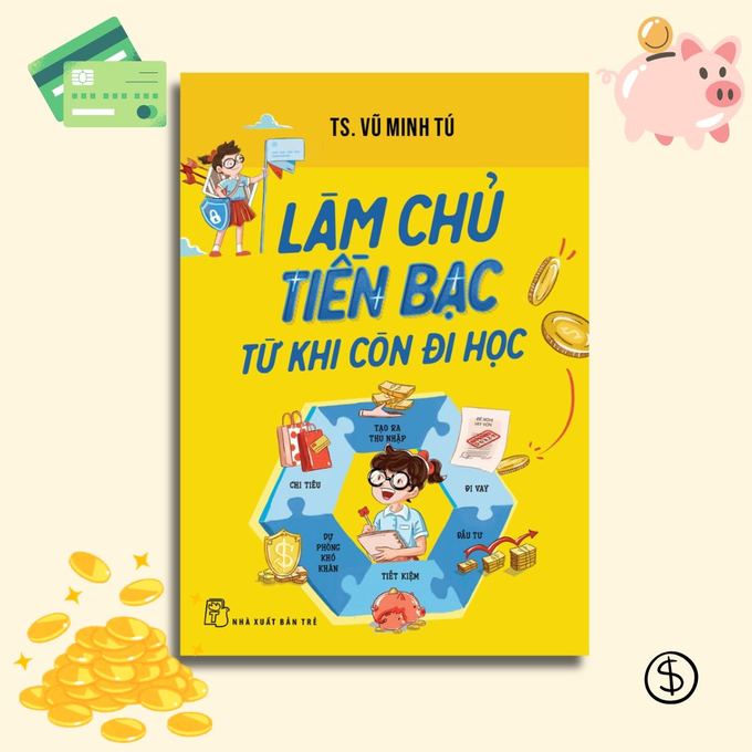 Cuốn sách hướng dẫn cha mẹ đồng hành con cái rèn luyện kỹ năng giải quyết bài toán tài chính cá nhân.