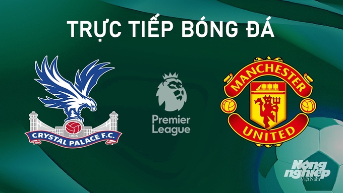 Trực tiếp bóng đá Ngoại hạng Anh giữa Crystal Palace vs Man United hôm nay 21/9/2024