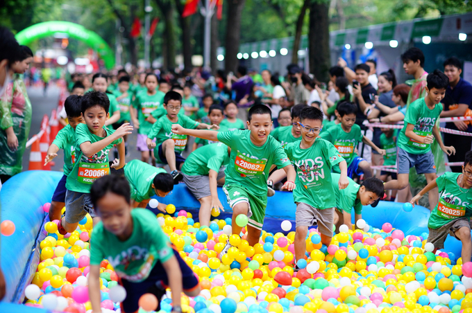 Giải chạy Mastercard Kids run năm 2023 đã trở thành một hoạt động thể thao thú vị, thu hút được nhiều bạn nhỏ tham gia.