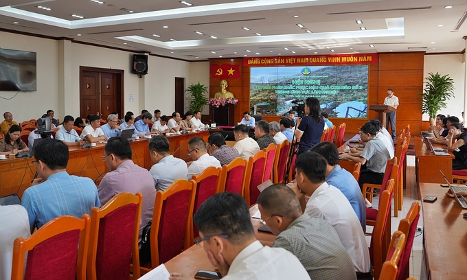 The conference saw the participation of more than 100 delegates and multiple remote connections from various provinces. Photo: Bao Thang.