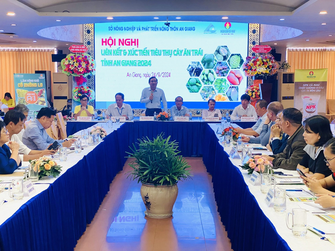 Conference 'Linking and Promoting Fruit Trees in An Giang Province 2024'. Photo: Le Hoang Vu.