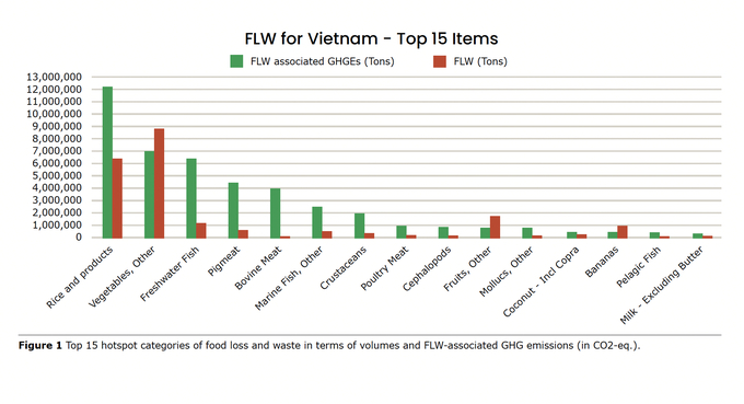 Food loss and Waste country profile Vietnam. Photo: Mitigate+.