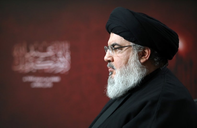 Thủ lĩnh Hezbollah Hassan Nasrallah. Ảnh: Jerusalem Post.