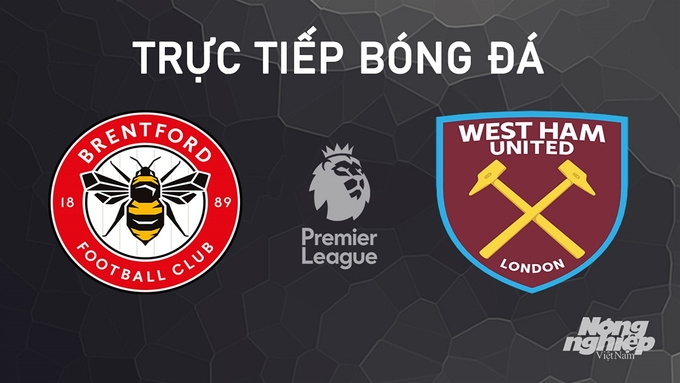 Trực tiếp bóng đá Ngoại hạng Anh giữa Brentford vs West Ham hôm nay 28/9/2024