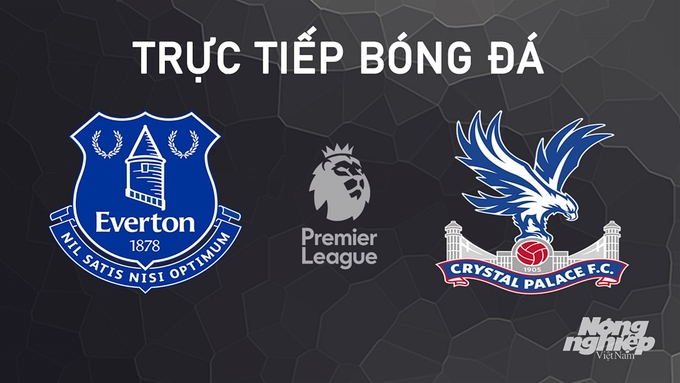 Trực tiếp bóng đá Ngoại hạng Anh giữa Everton vs Crystal Palace hôm nay 28/9/2024