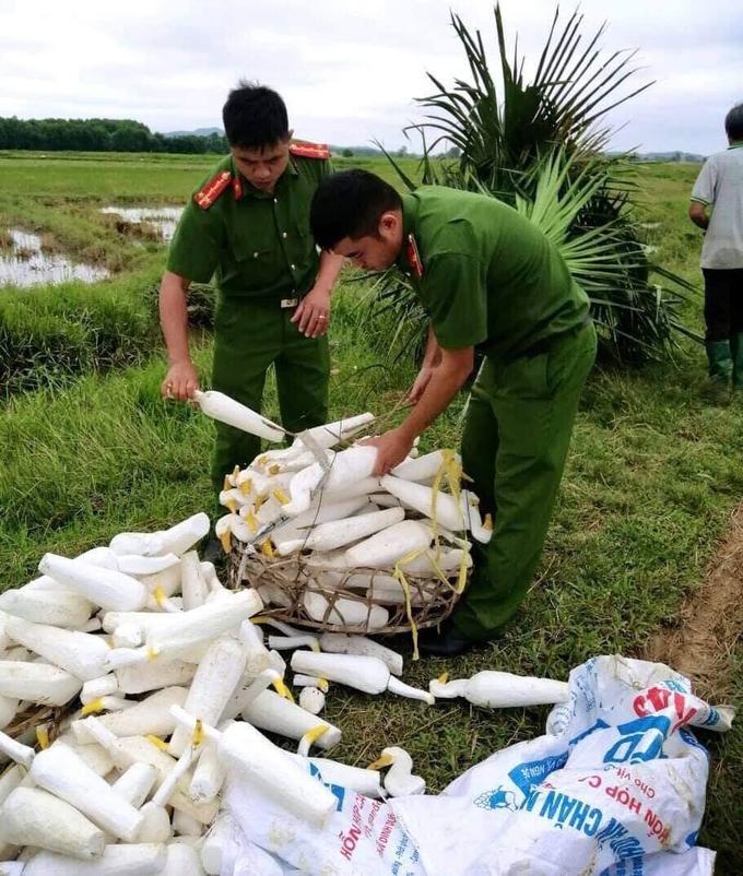 Những năm gần đây, Hà Tĩnh siết chặt công tác quản lý, bảo vệ chim hoang dã, chim di cư. Ảnh: Công an Thạch Hà.