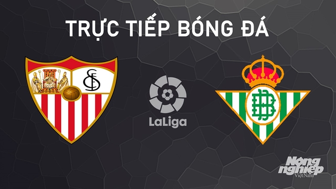 Trực tiếp bóng đá La Liga 2024/25 giữa Sevilla vs Real Betis ngày 6/10/2024