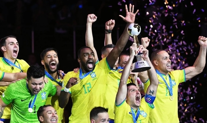 Đội Brazil có ngôi vô địch World Cup futsal 2024. 