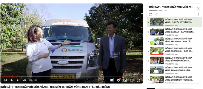 The 'Ca Mau Fertilizer' YouTube channel offers a diverse range of content to guide farmers in effective cultivation.