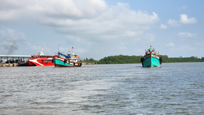 Tran De Seaport is a logistics infrastructure project that serves the development of the Mekong Delta region and is currently a priority for investment attraction in Soc Trang Province. Photo: Kim Anh.