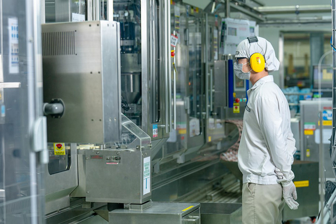 Coffee production at the Tri An Factory of Nestlé Vietnam—a European company.