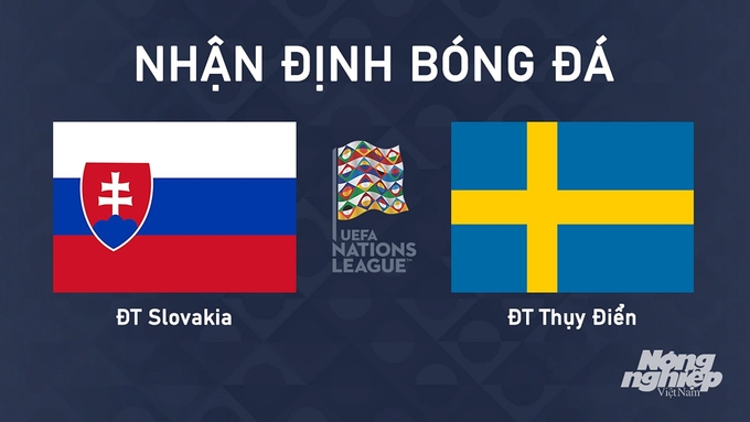 Nhận định bóng đá UEFA Nations League giữa Slovakia vs Thụy Điển ngày 12/10/2024