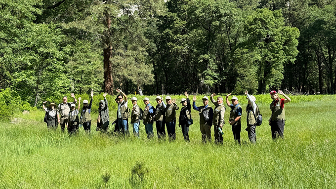 Đoàn đại biểu của Bộ NN-PTNT Việt Nam và WWF thăm đồng cỏ trong Vườn quốc gia Yosemite (Hoa Kỳ).