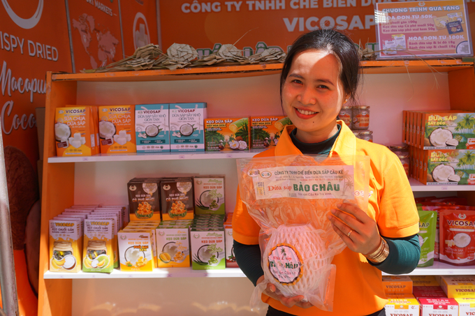 Vicosap’s processed Macapunoo products from Cau Ke District, Tra Vinh Province, have gained access to several major markets around the world. Photo: Ho Thao.