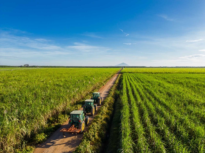 Với định hướng nông nghiệp công nghệ cao, vùng nguyên liệu của TTC AgriS tại Tây Ninh được cơ giới hóa, áp dụng canh tác chính xác nhằm tăng năng suất và chất lượng nông sản.