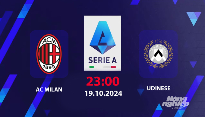 Nhận định bóng đá AC Milan vs Udines, Serie A, 23h hôm nay 19/10