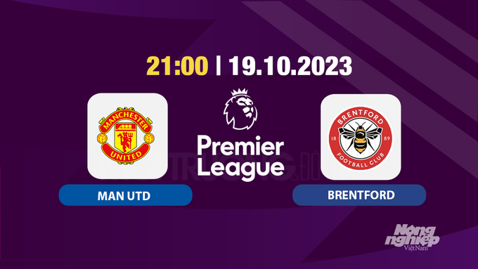 Trực tiếp Man Utd vs Brentford, Ngoại hạng Anh, 21h hôm nay 19/10, K+ SPORT 1