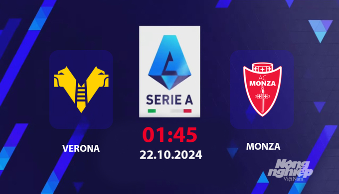 Nhận định, trực tiếp Verona vs Monza, Serie A, 01h45 hôm nay 22/10/2024