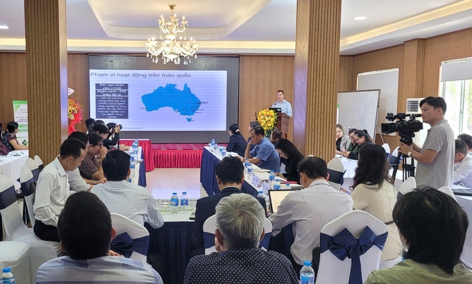 The seminar attracted many businesses and cooperatives interested in learning about agricultural processing and preservation technology. Photo: Tuan Anh.