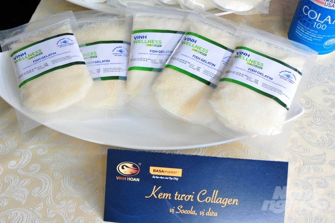 Products processed from pangasius by-products of Vinh Hoan JSC contribute to improving the value of Dong Thap's pangasius industry. Photo: Le Hoang Vu.