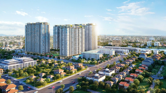 Hanoi Melody Residences nằm trong khu dân cư cao cấp với tầm nhìn thông thoáng. Ảnh: Đức Trung.