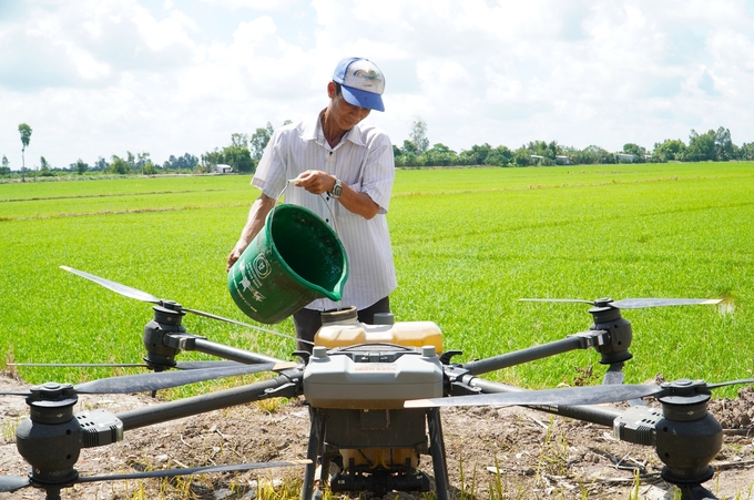 Sản phẩm hoàn toàn phù hợp với điều kiện canh tác cơ giới hóa nông nghiệp hiện đại. Ảnh: Kim Anh.