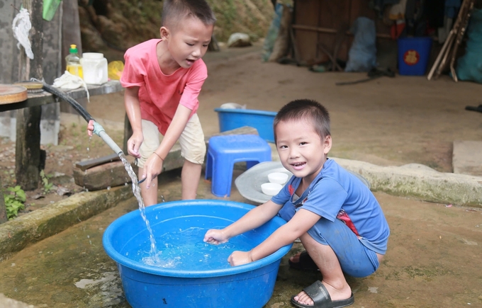 Diễn tiến thuận lợi giúp người dân Tam Hợp có điều kiện chăm lo cho con em của họ. Ảnh: Ngọc Linh.