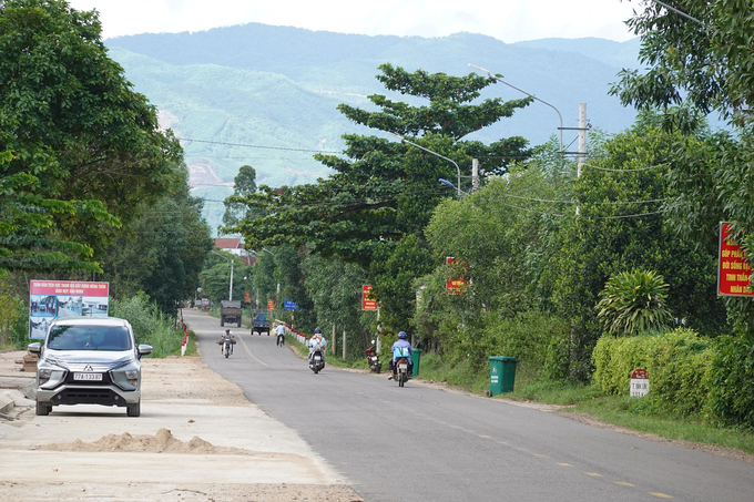 Các xã nông thôn mới, nông thôn mới nâng cao ở Bình Định tiếp tục duy trì và nâng cao hơn nữa các tiêu chí đạt được. Ảnh: V.Đ.T.