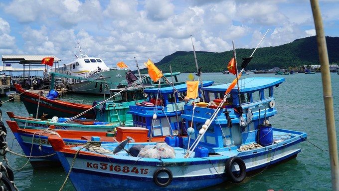 Tra Vinh is a province with a relatively small number of vessels compared to other provinces in the region. Photo: Ho Thao.