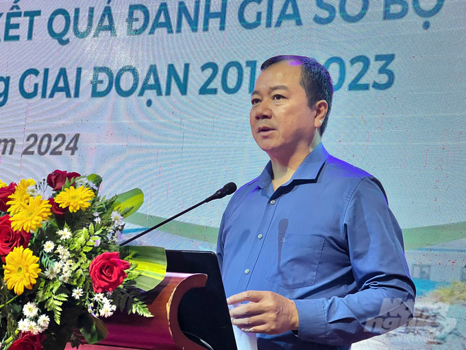 Director of the Fisheries Department Tran Dinh Luan: The Vietnamese shrimp industry is facing numerous difficulties and challenges, particularly related to diseases in aquaculture. Photo: MD.