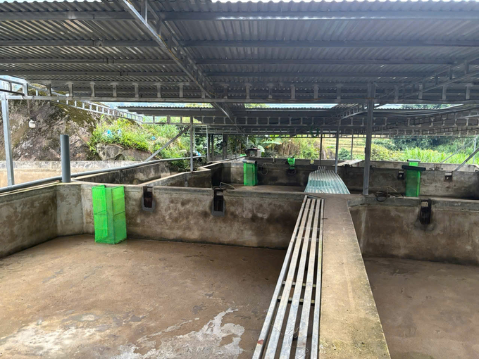 The fish farm is empty, and farmers are waiting for capital to restore production. Photo: H.D.