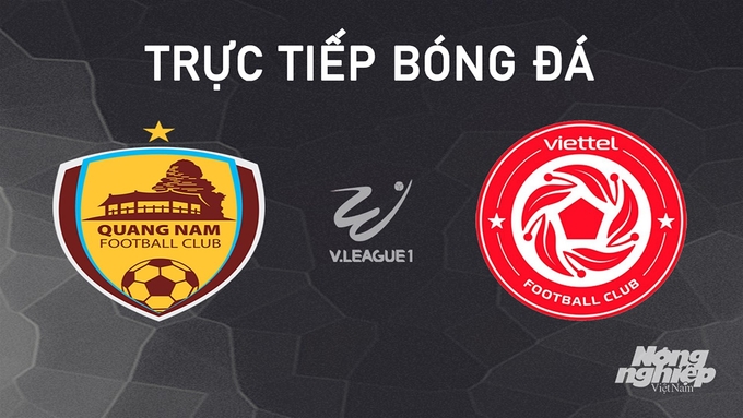 Trực tiếp bóng đá V-League 2024/25 giữa Quảng Nam vs Viettel hôm nay 3/11/2024