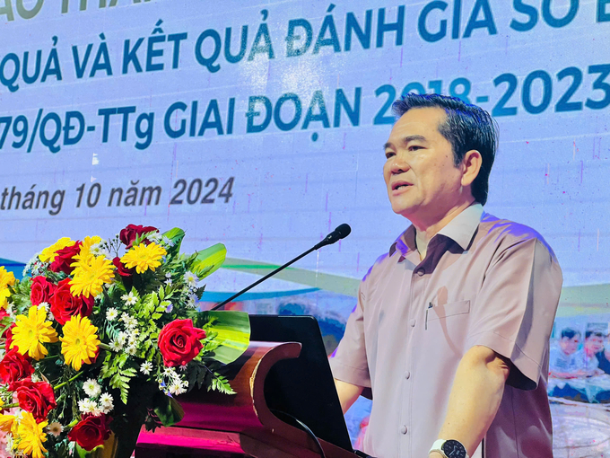 Mr. Chau Cong Bang, Deputy Director of the Department of Agriculture and Rural Development of Ca Mau Province. Photo: Trong Linh.