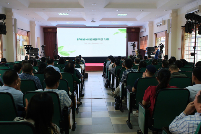 On November 5th, the 'Connecting production and consumption of high-quality tea' forum was held in Phu Tho, one of the key tea-producing regions of the country. Photo: Quynh Chi.