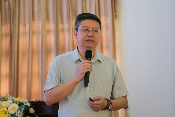 Mr. Le Thanh Hoa: 'All stakeholders must comply with Vietnam's regulations as well as the food safety and disease control requirements of the importing markets during the production process'. Photo: Quynh Chi.