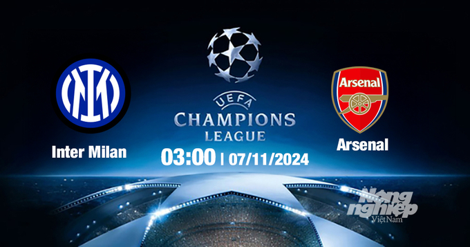 Nhận định, trực tiếp Inter Milan vs Arsenal, Cúp C1 Châu Âu, 03h00 ngày 7/11/2024