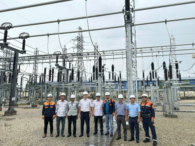 Hội đồng nghiệm thu Lắp đặt 02 ngăn 110kV tại TBA 220kV Mỹ Xuân.