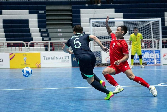 Futsal Việt Nam chiến thắng nghẹt thở đội Australia để vào chung kết AFF Cup 2024. Ảnh: AFF.