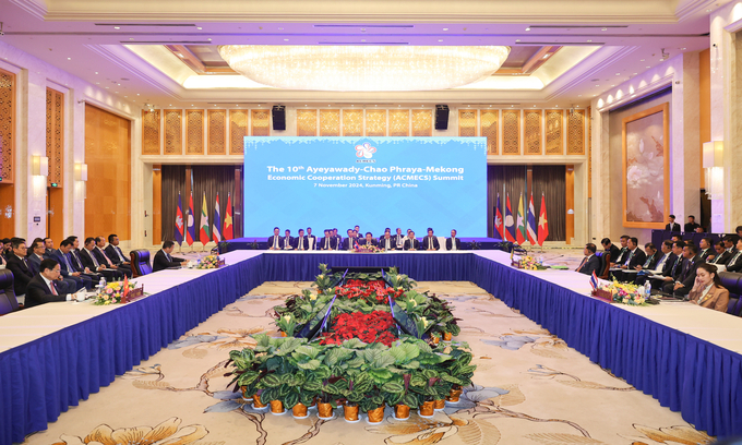 The 10th ACMECS Economic Cooperation Strategy Summit took place on November 7 in Yunnan Province, China. Photo: VGP.