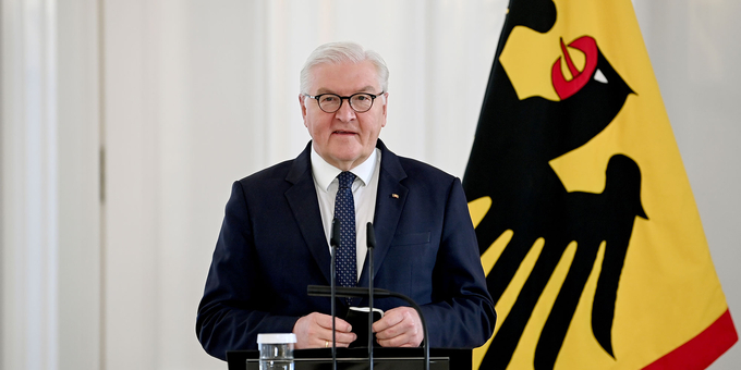 Tổng thống Đức Frank-Walter Steinmeier. Ảnh: Deutschland.