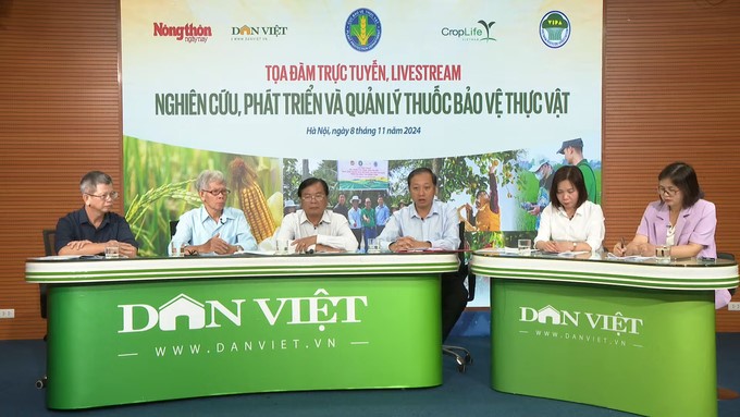 Seminar 'Proper understanding of pesticides' on the afternoon of November 8 in Hanoi. Photo: CLV.