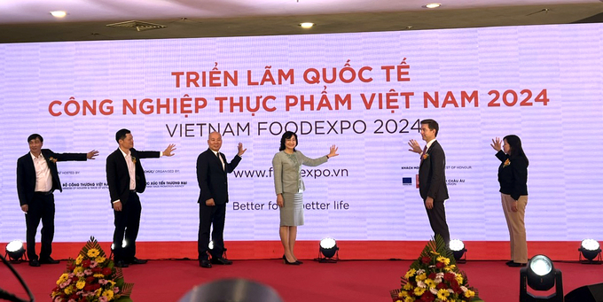 Nghi thức khai mạc Vietnam Foodexpo 2024. Ảnh: Sơn Trang.