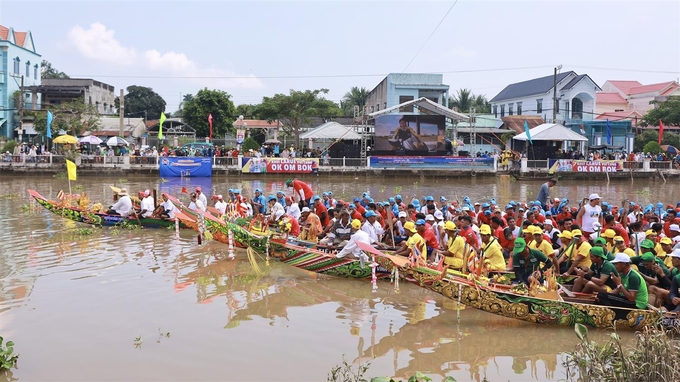 Giải đua ghe Ngo mở rộng tỉnh Trà Vinh năm nay có 9 đội tham gia. Ảnh: CTV.